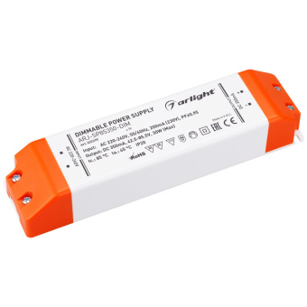 1Ленты светодиодные блок питания arj-sp85350-dim (30w, 350ma, pfc, triac) | 022299 | arlight выгодная цена