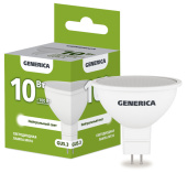 Лампы (источники света) лампа светодиодная mr16 софит 10вт 230в 4000к gu5.3 generica | ll-mr16-10-230-40-gu5-g | iek выгодная цена