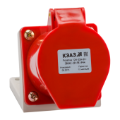 Разъемы промышленные розетка 124-32а-6h-380ac-3p+pe-ip44 | 222756 | кэаз выгодная цена