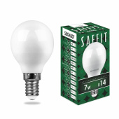 Лампы (источники света) лампа светодиодная sbg4507 7w 6400k 230v e14 g45 | 55123 | saffit выгодная цена
