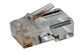 Разъемы RJ разъем под витую пару plug-8p8c-u-c5-100 rj-45(8p8c) кат.5e (50 µ"/ 50м.дюй.),универсальный (д. одн. имногож. каб.) (100 шт) | 49377 | hyperline выгодная цена