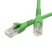 Патч-корды патч-корд неэкранированный cat5e u/utp 4х2, lszh, зелёный, 10.0м | rn5euu4500gn | dkc выгодная цена