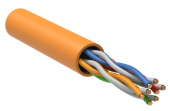 Кабель витая пара (UTP, FTP) витая пара u/utp 5e 24awg 4pr lszh 1м оран. 305м рф generica | bc1-c5e04-127-305-r-g | iek выгодная цена