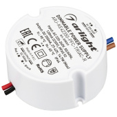 Ленты светодиодные блок питания arj-ke42350-pfc-triac-r (15w, 350ma) (arlight, ip44 пластик, 5 лет) | 028269 | arlight выгодная цена