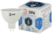 Лампы (источники света) лампа светодиодная стандарт led mr16-6w-840-gu5.3 (диод, софит, 6вт, нейтр, gu5.3) | б0047933 | эра выгодная цена
