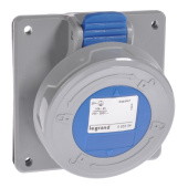 Разъемы промышленные встраиваемая розетка - p17 tempra pro - ip 66/67 - 200/250 в~ - 16 a - 3к+з | 555385 | legrand выгодная цена