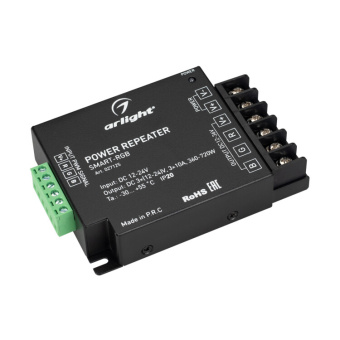 1Ленты светодиодные усилитель smart-rgb (12-24v, 3x10a) | 027125 | arlight выгодная цена