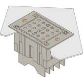 Клеммные соединения блок tf-e-va клеммный для цепей напряжения, не размыкаемый, монтаж в панель, зажим под болт | 1sna166745r0000 | te выгодная цена