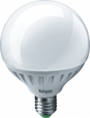 Лампы (источники света) лампа светодиодная led 18вт е27 230в 2700к nll-g105-18-230-2.7k-e27 шарик матовый | 94146 | navigator выгодная цена