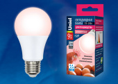 Лампы (источники света) лампа светодиодная led-a60-9w/scep/e27/fr/dim ip65 plo65wh led диммируемая для птиц. спектр для яйценоскости | ul-00003189 | uniel выгодная цена