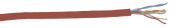 Кабель витая пара (UTP, FTP) каб. в. п. u/utp кат. 5e 4х2х24awg solid lszh 305м крас. | lc1-c5e04-124 | itk выгодная цена