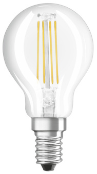 1Лампы (источники света) лампа светодиодная филаментная led star р 4,5w/865 230v fil e14 10x1 | 4058118166602 | osram выгодная цена