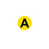 Знаки электробезопасности и оградительные ленты символ "a" d=20мм | sq0817-0086 | tdm выгодная цена