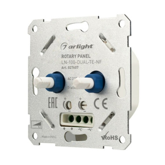 1Ленты светодиодные панель роторная ln-100-dual-te-nf (230v, 2x0.5a) | 027607 | arlight выгодная цена
