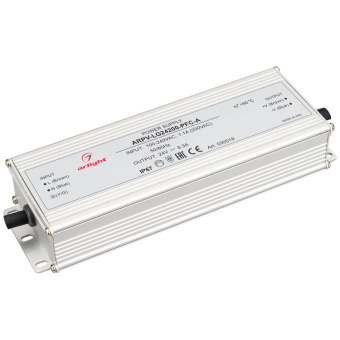 1Ленты светодиодные блок питания arpv-lg24200-pfc-a (24v, 8.3a, 200w) | 030019 | arlight выгодная цена