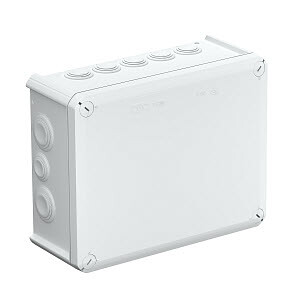 1Коробки распределительные коробка распределительная t250, 240x190x95 мм, трудновоспламеняемая (t 250 f) | 2007363 | obo bettermann выгодная цена
