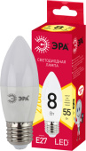 Лампы (источники света) лампа светодиодная red line led led b35-8w-827-e27 r е27 / e27 8 вт свеча теплый белый с | б0054241 | эра выгодная цена