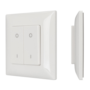 1Ленты светодиодные панель smart-p47-dim-p-suf (3v, 2 зоны, knob, 2.4g) (arlight, пластик) | 028301 | arlight выгодная цена