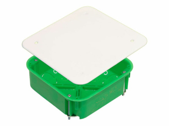 1Коробки распределительные коробка распределительная с/у 106х106х45 металлические лапки (для полых стен) | кр1201-и | hegel выгодная цена