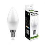 Лампы (источники света) лампа светодиодная lb-97 (7w) 230v e14 4000k свеча | 25476 | feron выгодная цена