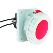 Разъемы промышленные розетка встраиваемая наклонная 63a 5р(3p+n+pe) 6h 400v ip67 с psk 114х114 12020 i 12020-bals i bals выгодная цена