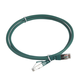 1Шкафы и стойки телекоммуникационные 19 коммутационный шнур rj 45 - категория 6а - s/ftp - lszh - экранированный - 1 м - зеленый | 051866 | legrand выгодная цена