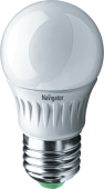 Лампы (источники света) лампа светодиодная led 5вт е27 230в 2700к nll-p-g45-5-230-2.7k-e27 шарик матовый | 94477 | navigator выгодная цена