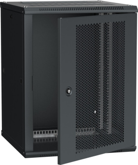 1Шкафы и стойки телекоммуникационные 19 шкаф linea w 15u 600x600 мм дверь перфорированная, ral9005 | lwr5-15u66-pf | itk выгодная цена