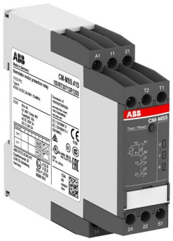 1Реле термисторное реле защиты двигателя cm-mss.22s с кнопкой сброса, 24в ac/dc, 2пк, винтовые клеммы|1svr730700r0200| abb выгодная цена