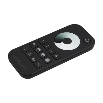 1Ленты светодиодные пульт smart-r24-dim black (4 зоны, 2.4g) | 023475 | arlight выгодная цена