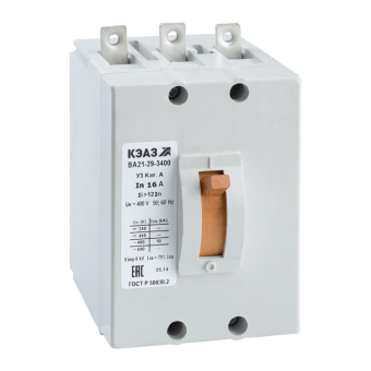 1Выключатели автоматические силовые ва21-29-342810-20а-6iн-400ac-нр12ac/dc-з/п-у3-аэс| 282644 | кэаз выгодная цена