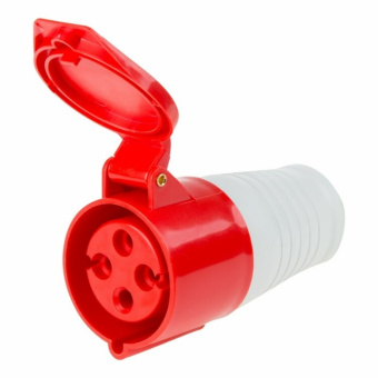 1Разъемы промышленные розетка 224 переносная 3р+ре 32а 380в ip44 | 11-8922 | rexant выгодная цена