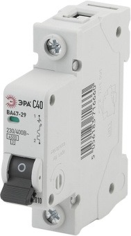 1Модульное оборудование (выключатели, УЗО, АВДТ,  УЗДП) выключатель автоматический однополюсной no-902-106 ва47-29 1p 40а кривая c (12/180/5040) | б0031928 | эра выгодная цена