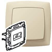 Розетки, выключатели, звонки электрические suno rj45 utp cat. 5е 2в слоновая кость | 774676 | legrand выгодная цена